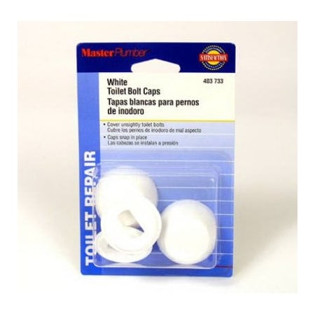 Brasscraft MP WHT Toilet Bolt Cap 403733